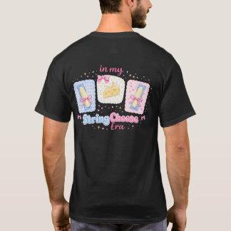 Camiseta engraçada da era do meu queijo de corda -