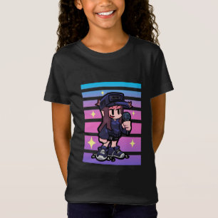 camiseta engraçada da fnf cassette girl - fnf
