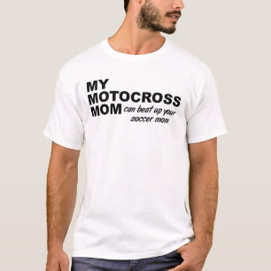 Camiseta engraçada da mamã do motocross