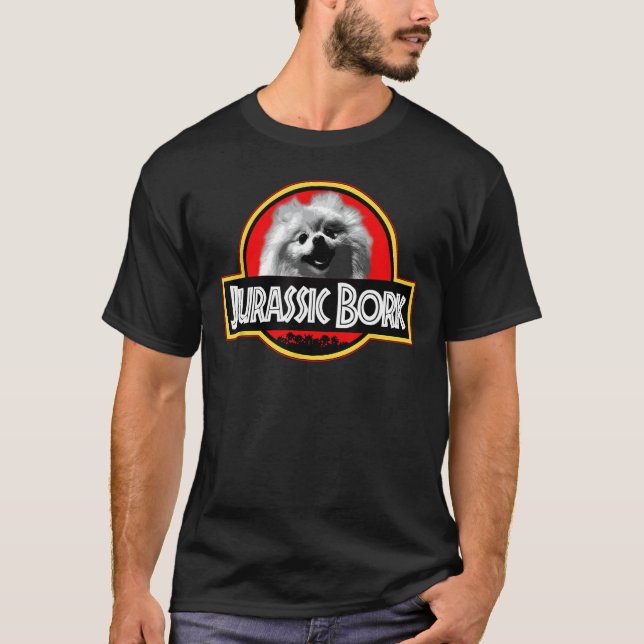 Camiseta engraçada da Pomerânia Bork Doggo (Frente)