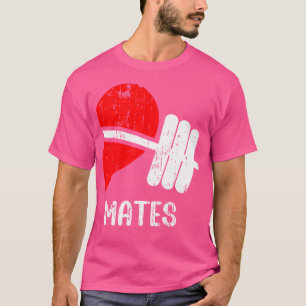 Camiseta engraçada de academia de casal Swole Mate