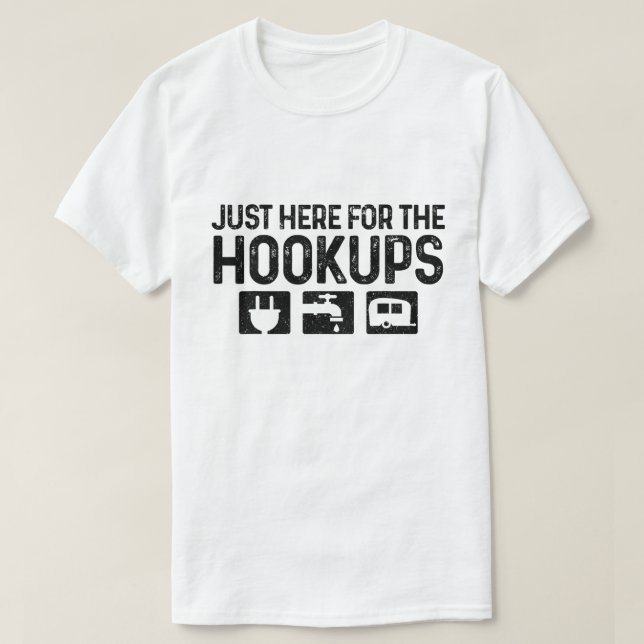 Camiseta engraçada de acampamento em RV para amant (Frente do Design)