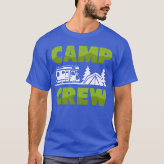 Camiseta engraçada de acampamento para menino