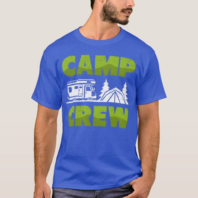 Camiseta engraçada de acampamento para menino (Frente)