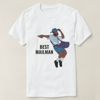 Camiseta engraçada de apreciação ao carteiro dança
