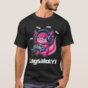 Camiseta engraçada de Axolote para crianças, humor