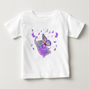 Camiseta Engraçada De Bebê Voadora De Elefante