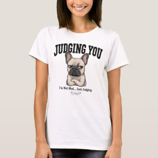 Camiseta Engraçada de Cachorro Bulldogue Francês J