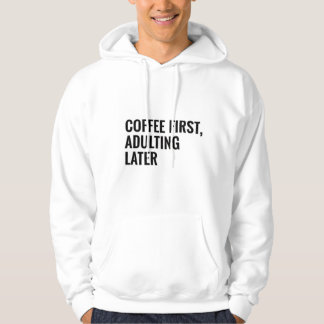 Camiseta engraçada de café – Café primeiro, vida d