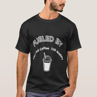 Camiseta Engraçada de Café Gelado e Ansiedade - %9
