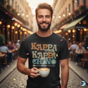 Camiseta engraçada de café Kappa Kappa Chino