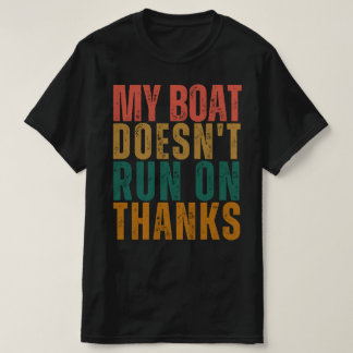 Camiseta engraçada de camiseta barco, humor de bar
