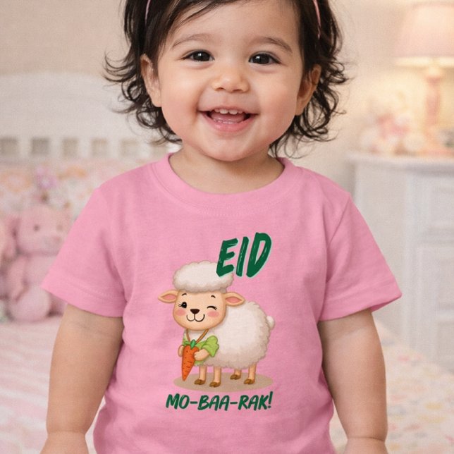 Camiseta engraçada de carneiro Eid Adha para bebê  (Criador carregado)