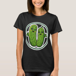 Camiseta engraçada de casal de picles fofos Kawaii