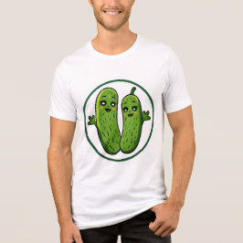 Camiseta engraçada de casal de picles fofos Kawaii