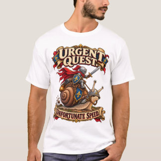 Camiseta engraçada de Cavaleiro Lesma Medieval | M