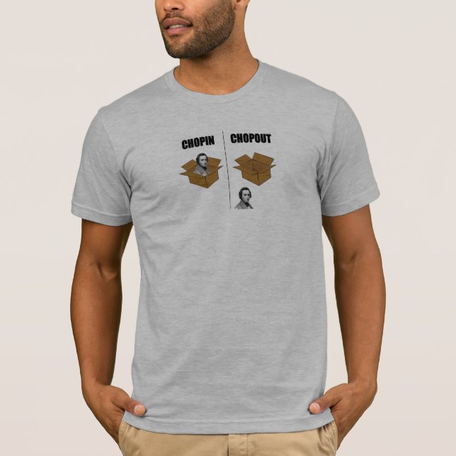 Camiseta engraçada de Chopin (Frente)