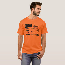 Camiseta engraçada de cruzeiro Mais provável de ac
