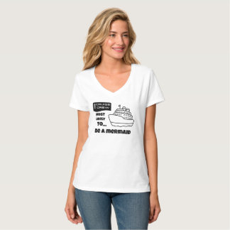 Camiseta engraçada de cruzeiro Mais provável de se