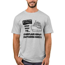 Camiseta engraçada de cruzeiro Mais Provável Recla