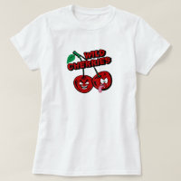 Camiseta engraçada de desenho animado de Cerejas S