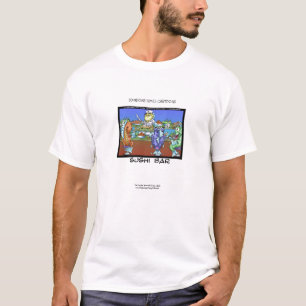Camiseta engraçada de desenho animado para homens 