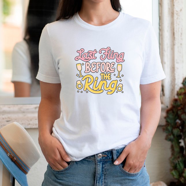 Camiseta engraçada de despedida de solteira retrô (Criador carregado)