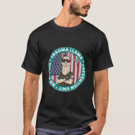 Camiseta engraçada de enfermeira Llama sem drama t