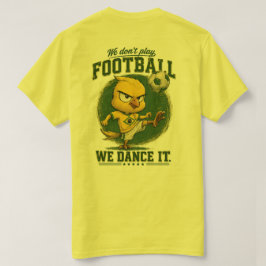 Camiseta engraçada de fã de futebol do Brasil Nós