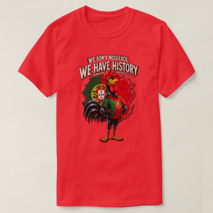 Camiseta engraçada de fã de futebol do Galo de Por