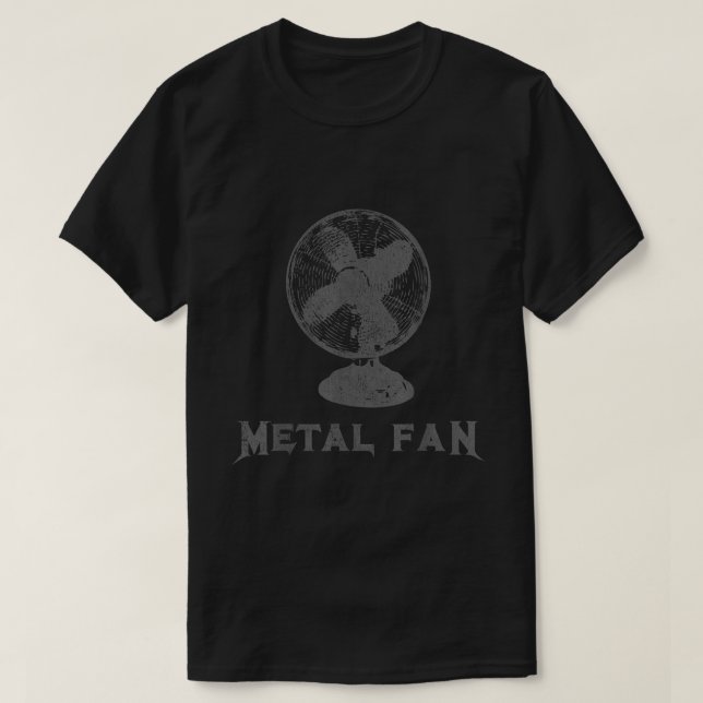 Camiseta engraçada de fã de heavy metal (Frente do Design)