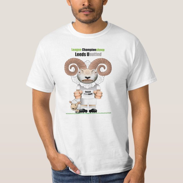 Camiseta Engraçada De Futebol Leeds (Frente)