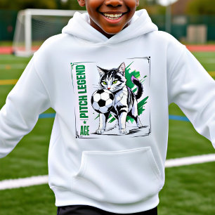 Camiseta Engraçada de Gato Futebol – Presente para