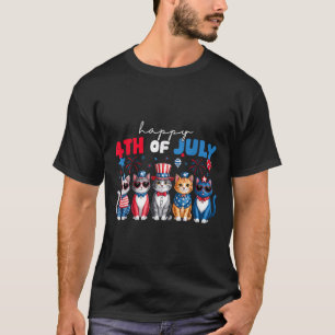 Camiseta engraçada de gatos orgulhosos e felizes p