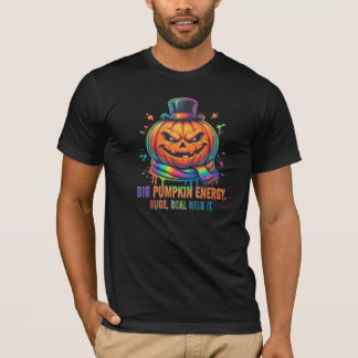 Camiseta engraçada de Halloween com energia de abó