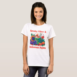 Camiseta engraçada de Halloween com Vibrações Assu