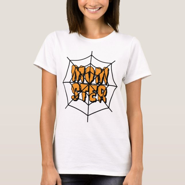 Camiseta engraçada de Halloween da MÃE STER – Pers (Frente)