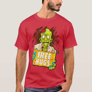 Camiseta engraçada de Halloween de zumbi assustado