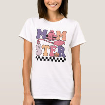 Camiseta engraçada de Halloween Mamster Ghost
