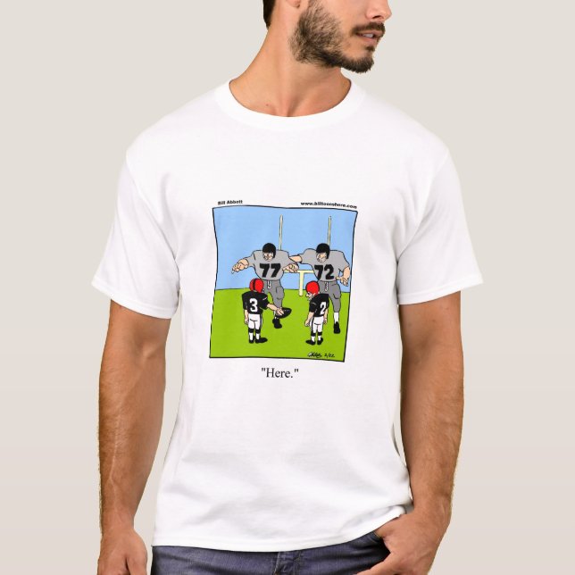Camiseta Engraçada de Humor de Futebol (Frente)