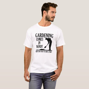 Camiseta engraçada de jardinagem do corpo