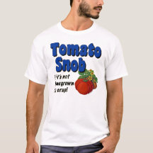 Camiseta Engraçada De Jardineiro Tomato Snob