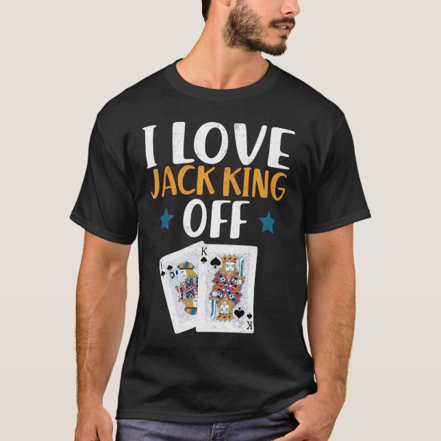 Camiseta engraçada de jogador de pôquer citação Ja (Frente)