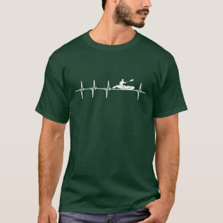 Camiseta engraçada de kayak esporte batimento card