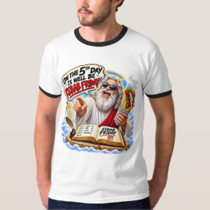 Camiseta engraçada de Kebab Sexta-feira No 5º Dia