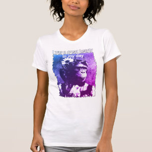 Camiseta engraçada de macaco velho