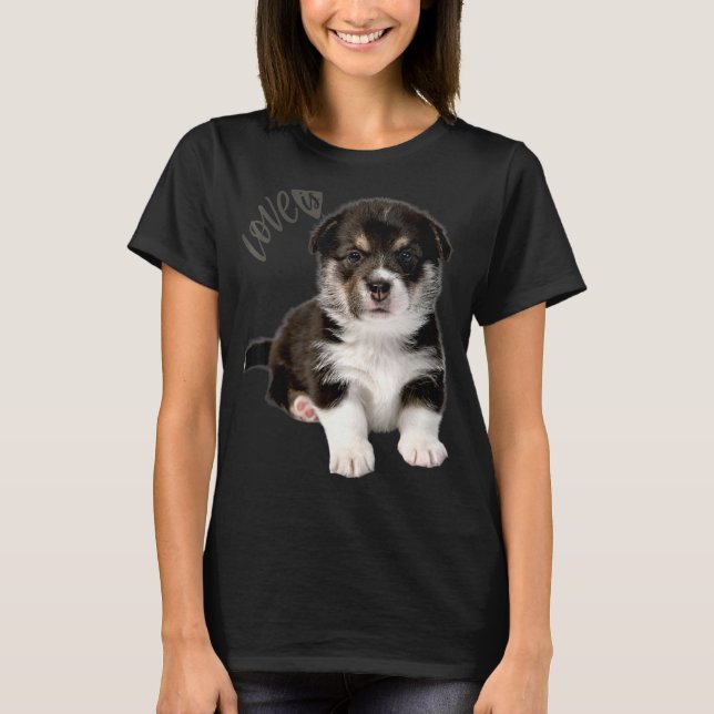 Camiseta engraçada de mãe e pai de cachorro Husky  (Frente)