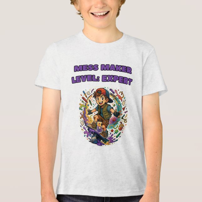 camiseta engraçada de meninos (Frente)