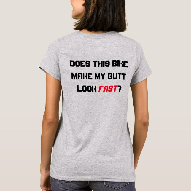 Camiseta engraçada de moto MEWS Denver (Verso)