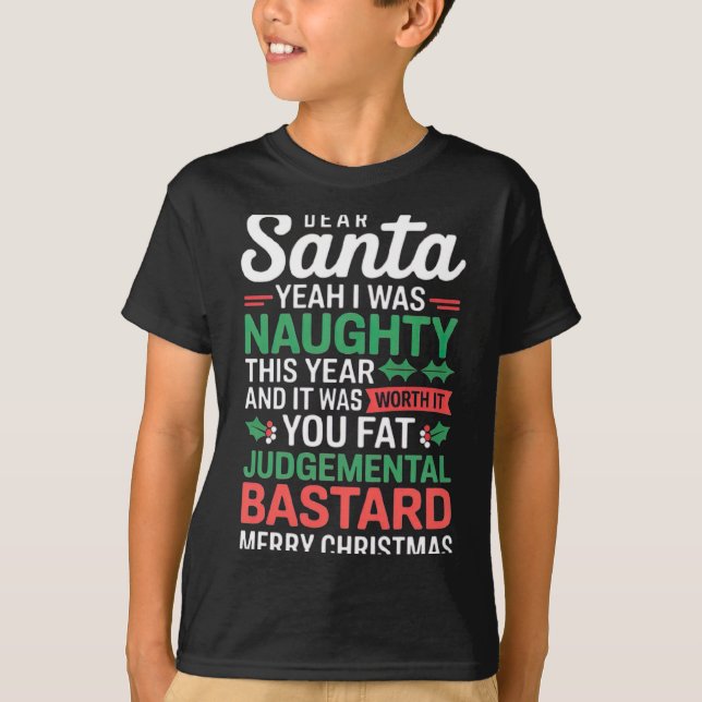 Camiseta engraçada de Natal (Frente)